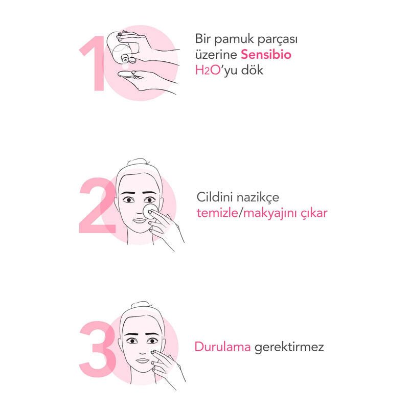 Bioderma Sensibio H2O Yüz ve Makyaj Temizleme Suyu 250 ml