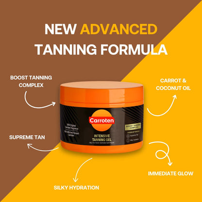 Carroten Intensive Tanning Gel SPF0 150 ml / 5 oz -2 Pack