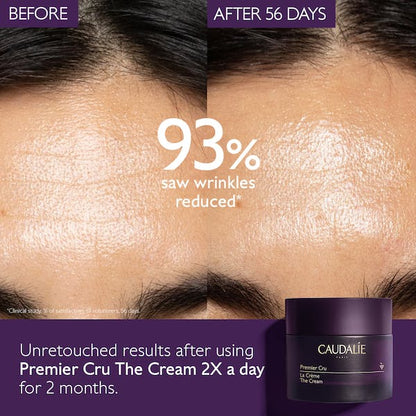 Caudalie Premier Cru Anti Ageing Moisturizer with Hyaluronic Acid - 50 ml -2 Pack