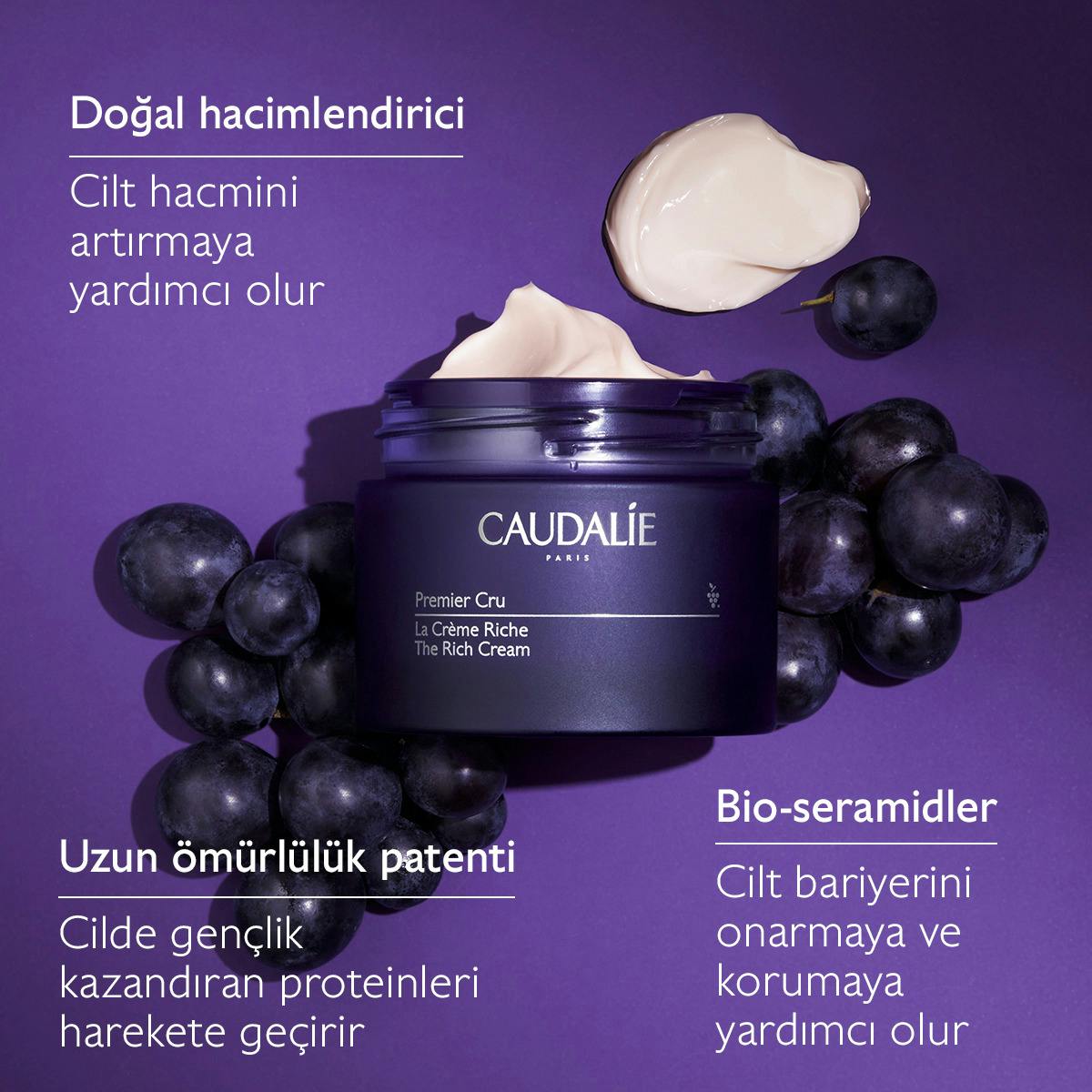 Caudalie Premier Cru The Rich Cream Yedek Kapsül - 50 ml