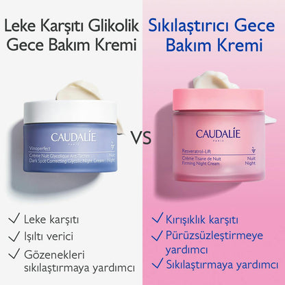Caudalie Resveratrol Lift Sıkılaştırıcı Etkili Gece Bakım Kremi 50 ml