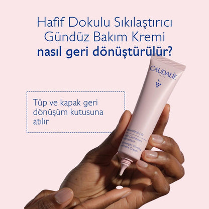 Caudalie Resveratrol Lift Sıkılaştırıcı Etkili Hafif Dokulu Kaşmir Gündüz Bakım Kremi 40 ml