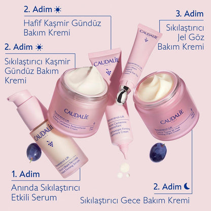 Caudalie Resveratrol Lift Sıkılaştırıcı Etkili Hafif Dokulu Kaşmir Gündüz Bakım Kremi 40 ml