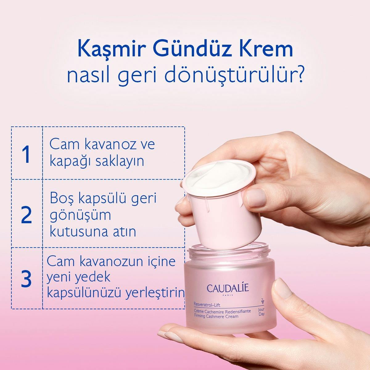 Caudalie Resveratrol Lift Sıkılaştırıcı Kaşmir Gündüz Bakım Kremi 50 ml