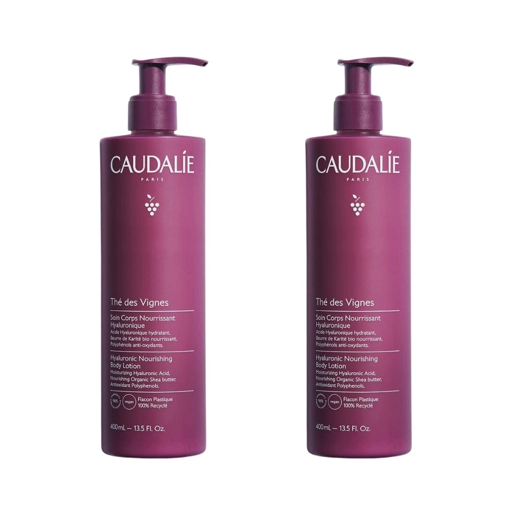 Caudalie The Des Vignes Hyaluronic Nourishing Body Lotion 400 ml -2 Pack