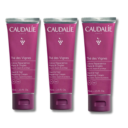 Caudalie The Des Vignes Repairing Hand and Nail Care Cream 75 ml -3 Pack