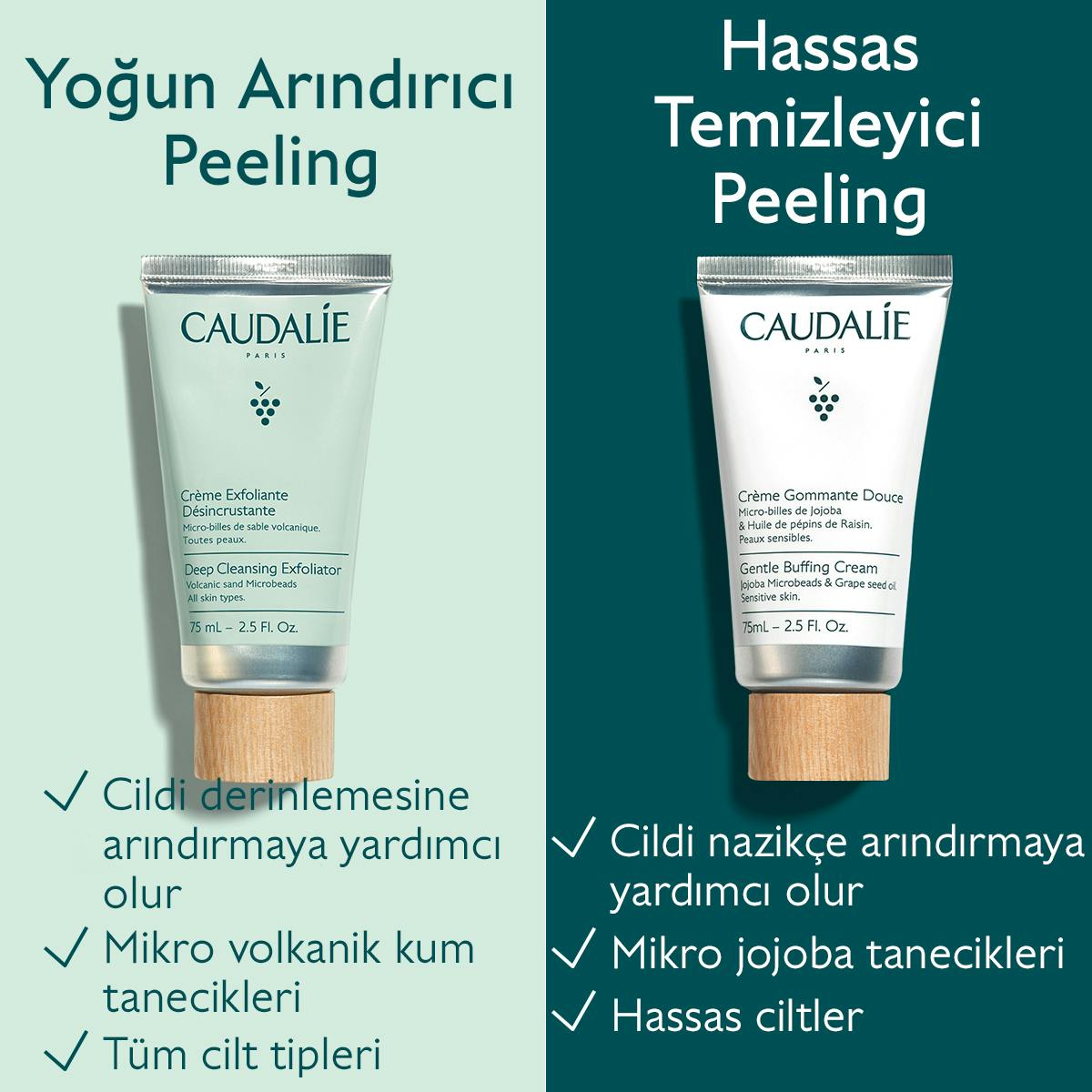 Caudalie Vinoclean Deep Cleansing Exfoliating Peeling 75 ml