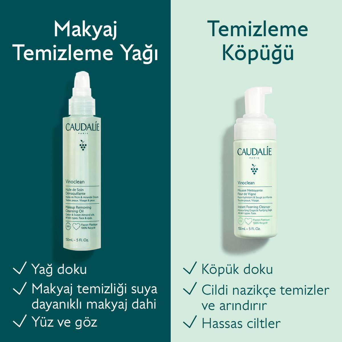 Caudalie Vinoclean Makyaj Temizleme Yağı 75ml