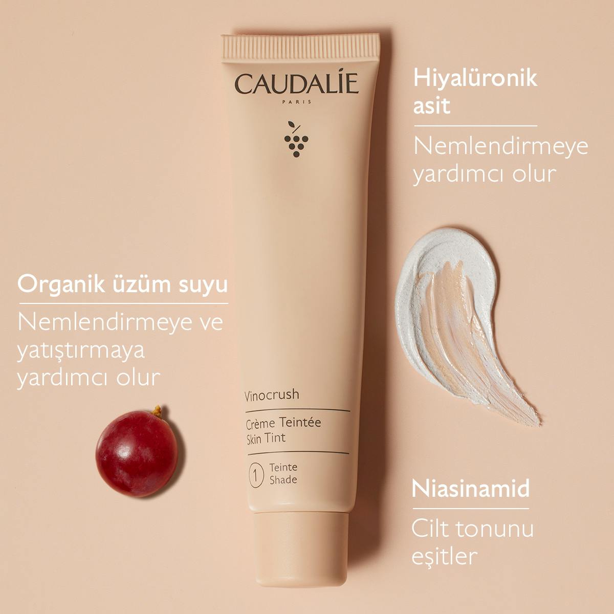 Caudalie Vinocrush Skin Tint 1 - 30 ml