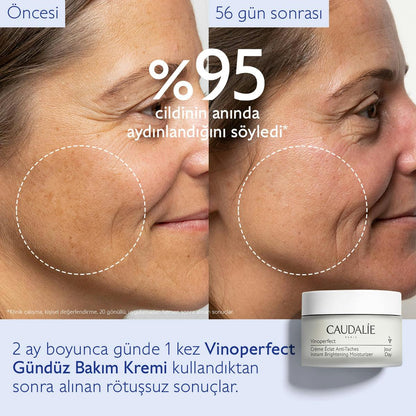 Caudalie Vinoperfect Anında Işıltı Veren Gündüz Bakım Kremi 50 ml