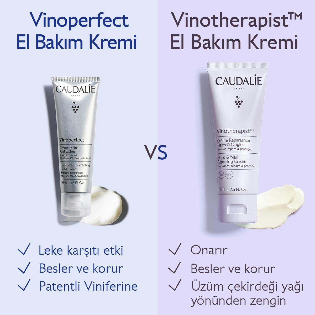 Caudalie Vinoperfect Leke Karşıtı El Bakım Kremi 50 ml