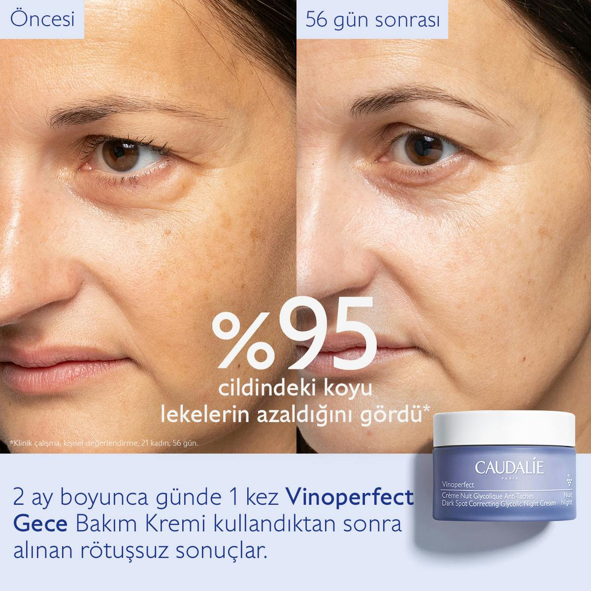 Caudalie Vinoperfect Leke Karşıtı Glikolik Gece Bakım Kremi 50 ml