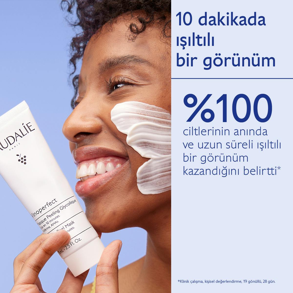 Caudalie Vinoperfect Leke Karşıtı ve Işıltı Verici Glikolik Maske 75 ml