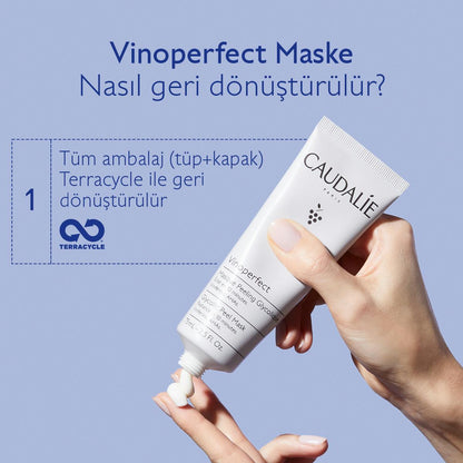 Caudalie Vinoperfect Leke Karşıtı ve Işıltı Verici Glikolik Maske 75 ml