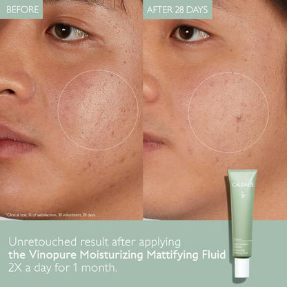 Caudalie Vinopure Matting Fluid Cream 40 ml -2 Pack