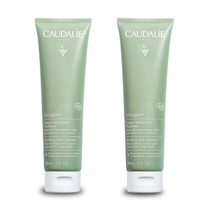 Caudalie Vinopure Purifying Gel Cleanser 150 ml -2 Pack