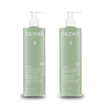 Caudalie Vinopure Purifying Gel Cleanser 385 ml -2 Pack