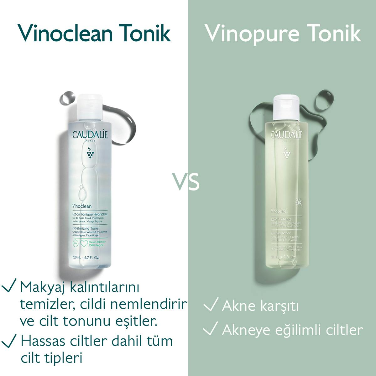 Caudalie Vinopure Temizleyici Tonik 400 ml