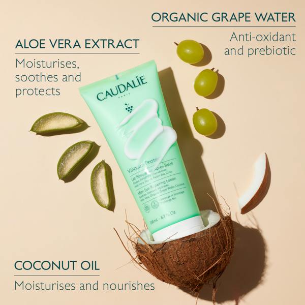 Caudalie Vinosun Protect After Sun Repairing  Lotion 200 ml -3 Pack