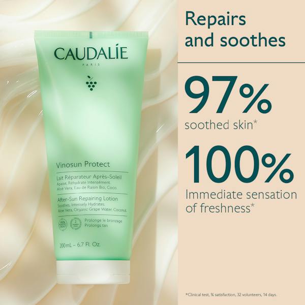 Caudalie Vinosun Protect After Sun Repairing  Lotion 200 ml -3 Pack