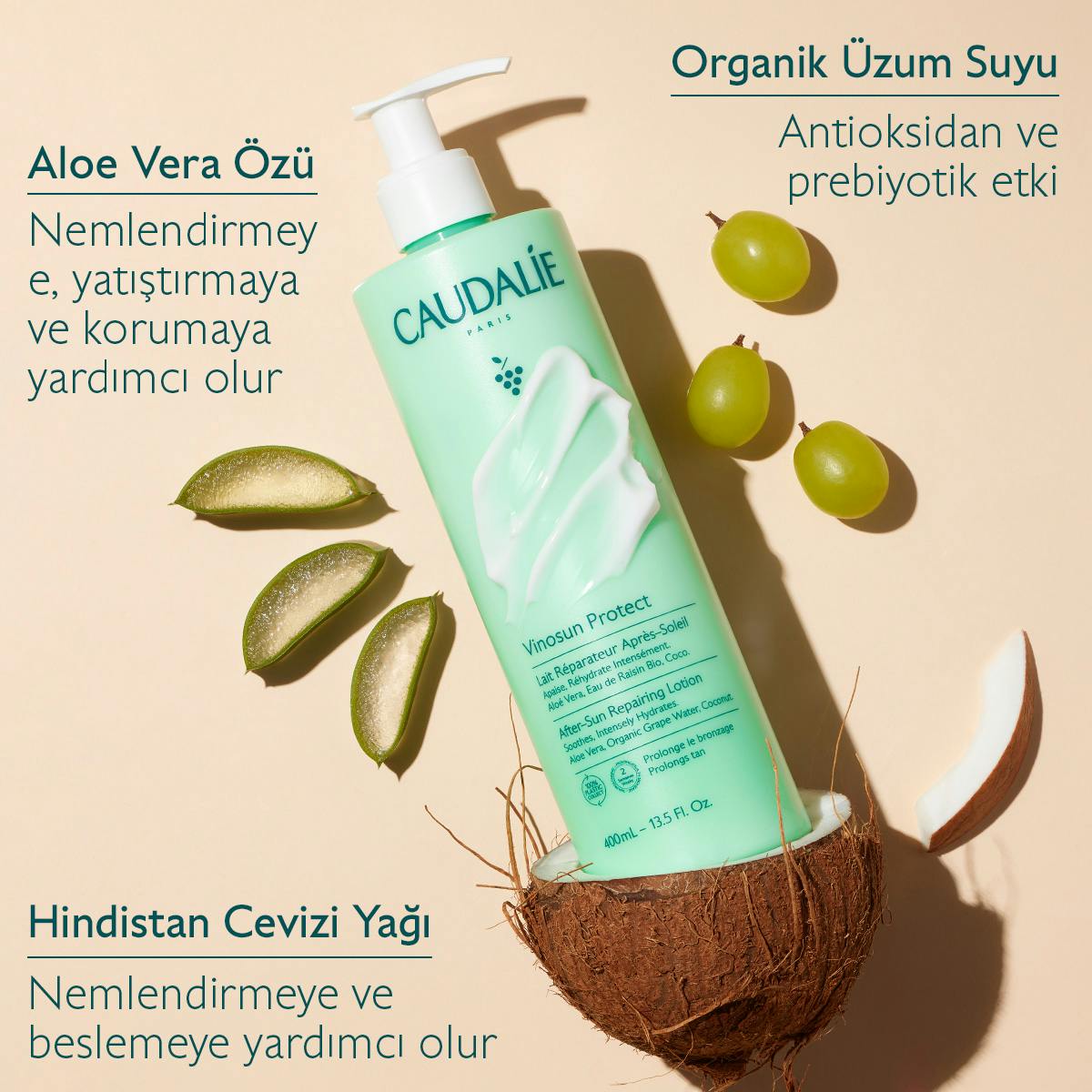 Caudalie Vinosun Protect Güneş Sonrası Losyon 400 ml