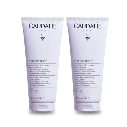Caudalie Vinotherapist Nourishing Hyaluronic Body Lotion 200 ml -2 Pack