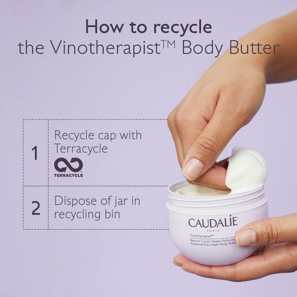 Caudalie Vinotherapist Replenishing Vegan Body Butter 250 ml -2 Pack