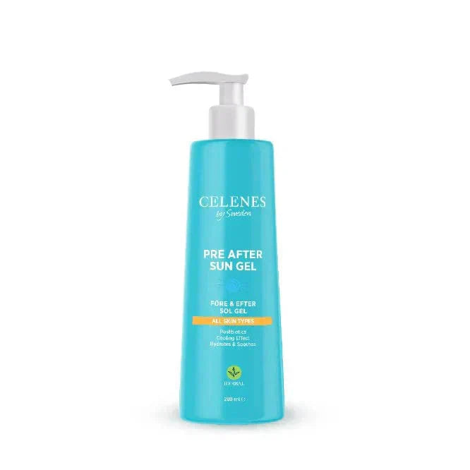 Celenes by Sweden Herbal Pre After Sun Gel 200 ml / 6.8 fl