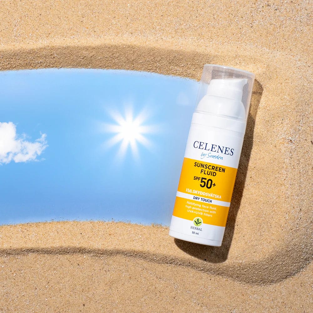Celenes by Sweden Herbal Sunscreen Dry Touch Fluid Spf 50 50 ml / 1.7 fl oz