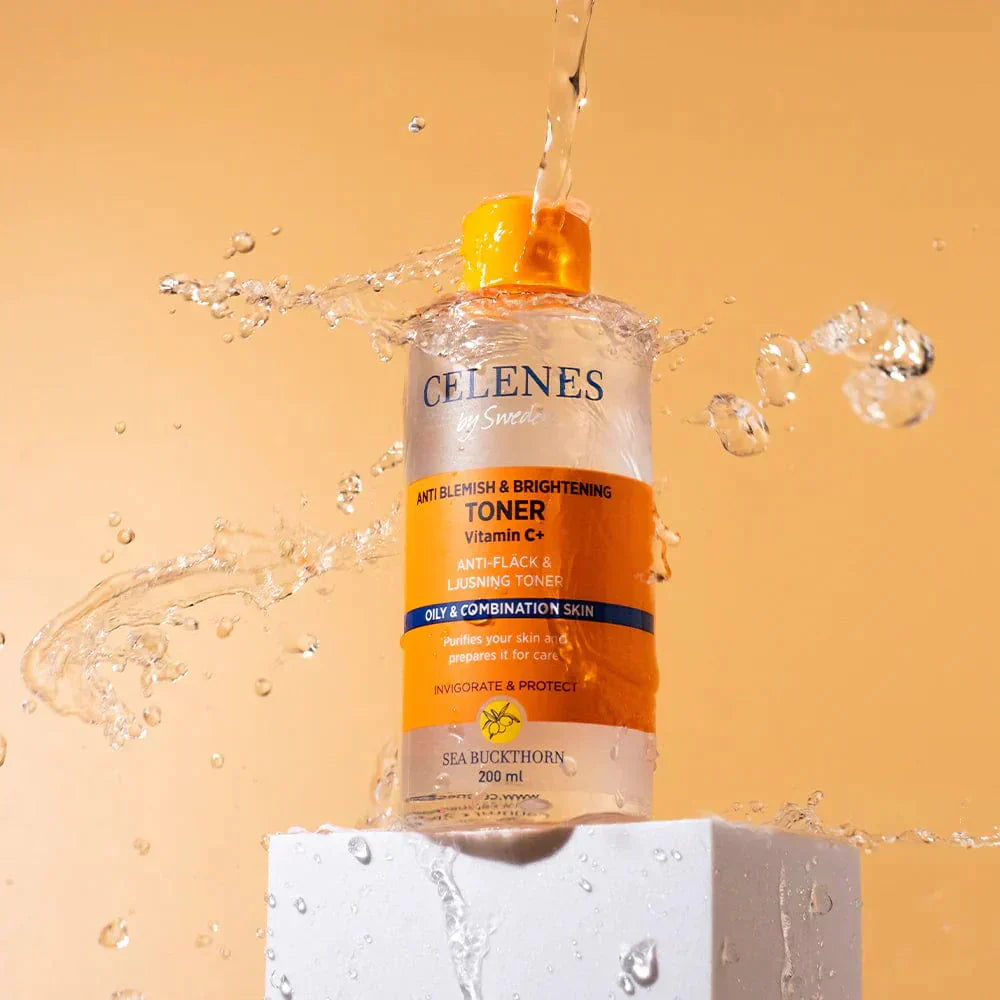 Celenes by Sweden Sea Buckthorn Anti Blemish &amp; Brightening Toner 200 ml / 6.8 fl oz -2 Pack