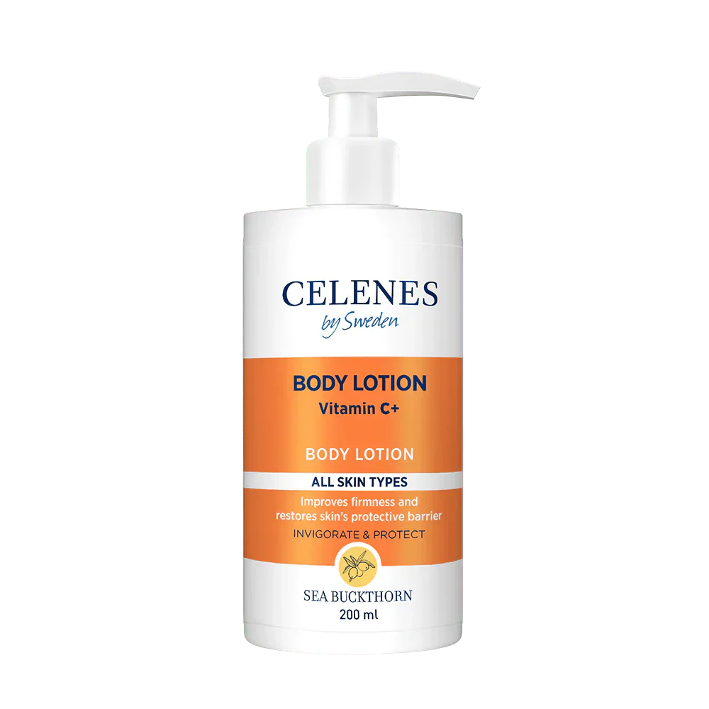 Celenes by Sweden Sea Buckthorn Body Lotion 200 ml / 6.8 fl oz