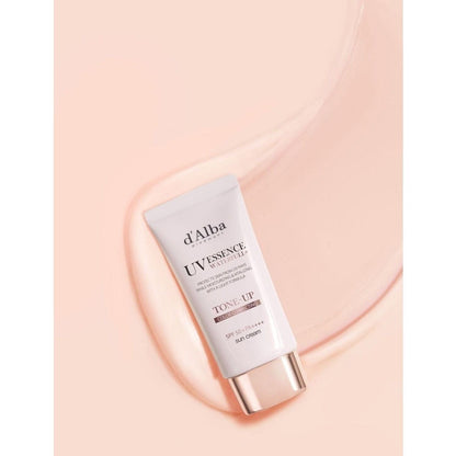 Dalba Waterfull Essence Tone Up Sun Cream SPF50+ PA++++ Brightening and Tone Evening Sunscreen