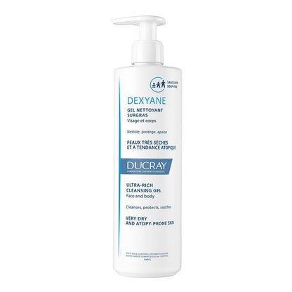 Ducray Dexyane Kuru Ciltler için Temizleyici Jel 400 ml