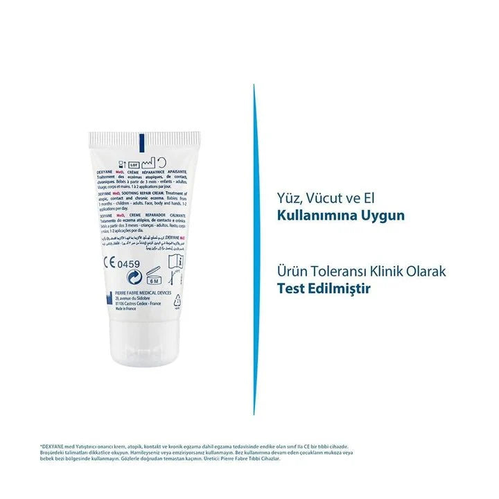 Ducray Dexyane MeD Atopik, Kontakt ve Kronik Egzama Tedavisine Yardımcı Onarıcı Bakım Kremi 30ml