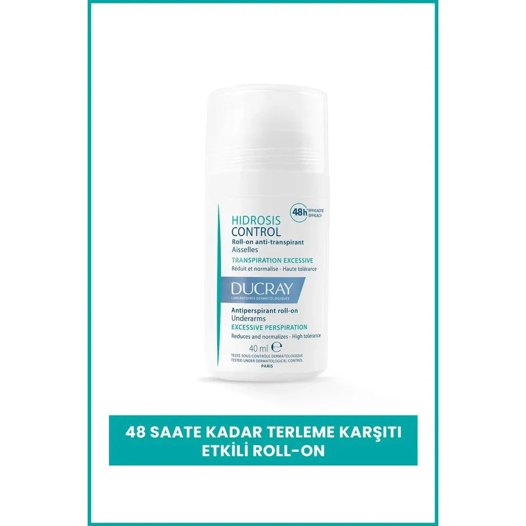 Ducray Hidrosis Roll On Anti Transpirant Aisselle Terleme Karşıtı 40 ml