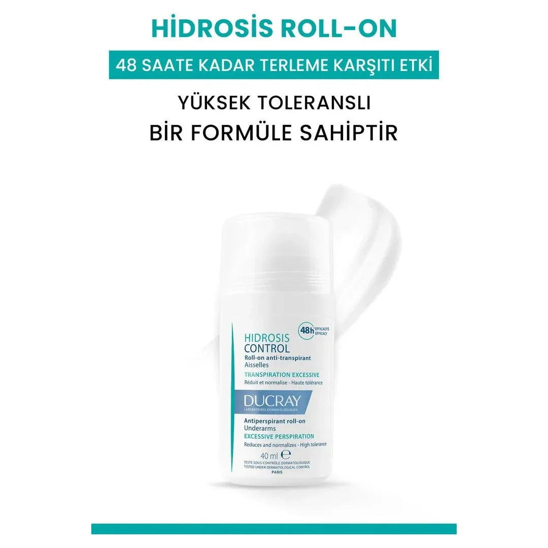 Ducray Hidrosis Roll On Anti Transpirant Aisselle Terleme Karşıtı 40 ml