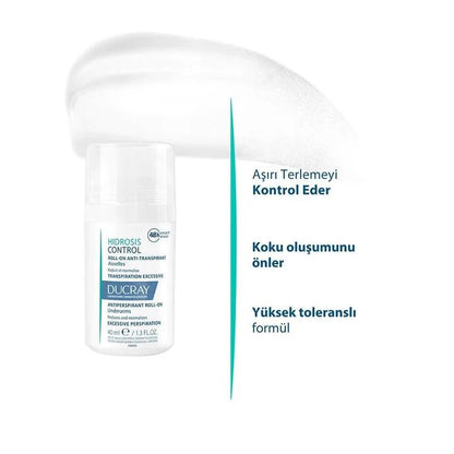 Ducray Hidrosis Roll On Anti Transpirant Aisselle Terleme Karşıtı 40 ml