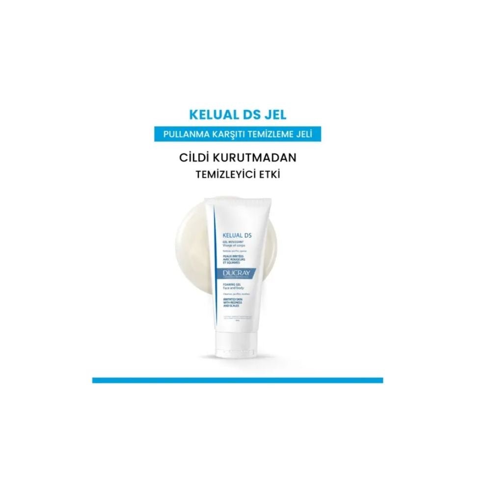 Ducray Kelual DS Yüz ve Vücut Temizleme Jeli 200 ml
