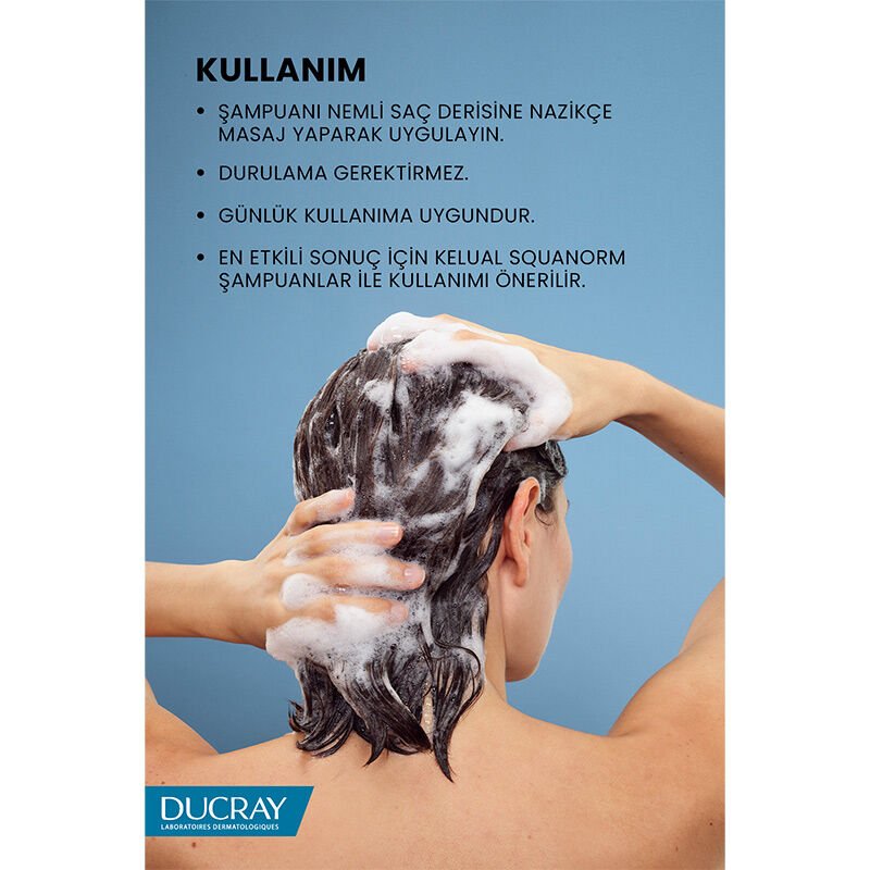 Ducray Kelual Squanorm Kuru Saçlar için Kepek Şampuanı 400 ml