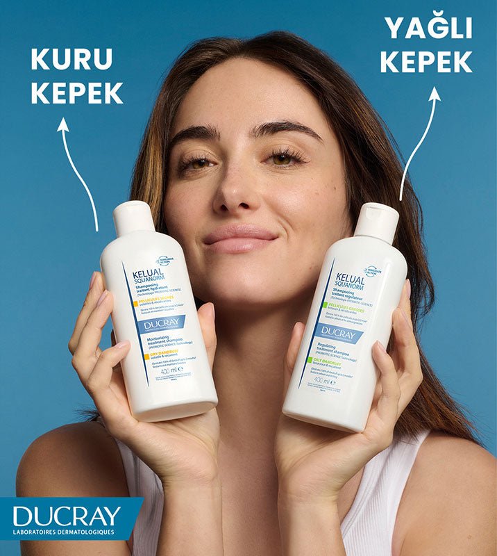 Ducray Kelual Squanorm Yağlı Saçlar için Kepek Şampuanı 400 ml