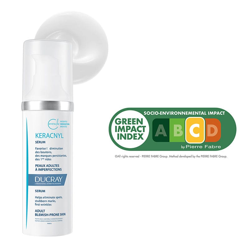 Ducray Keracnyl Blemish and Wrinkle Serum 30 ml 3 Pack