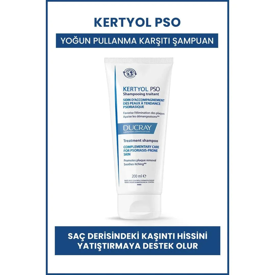 Ducray Kertyol PSO Deri Pullanmasına Karşı Şampuan 200 ml