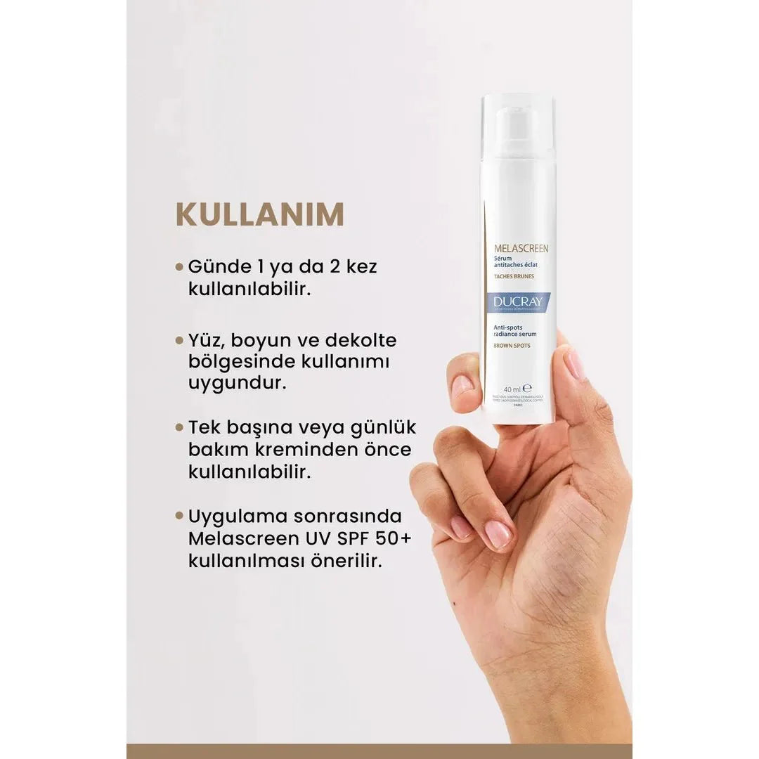 Ducray Melascreen Leke Eğilimli Ciltler İçin Aydınlatıcı Etkili Serum 40 ml