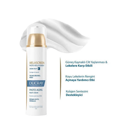 Ducray Melascreen Photo-Aging Nuit Leke Karşıtı Krem 50 ml