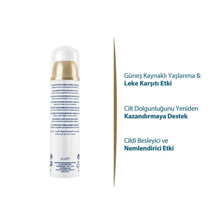 Ducray Melascreen Photo-Aging Nuit Leke Karşıtı Krem 50 ml