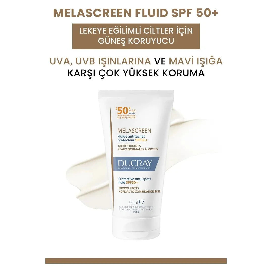 Ducray Melascreen Protective Leke Karşıtı Fluid Güneş Kremi Spf50 50ml