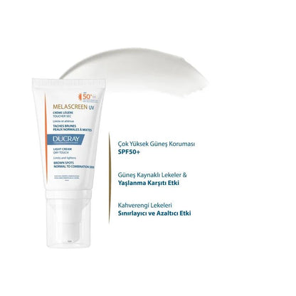 Ducray Melascreen Riche Leke Karşıtı Bakım Kremi SPF50+ 40 ml