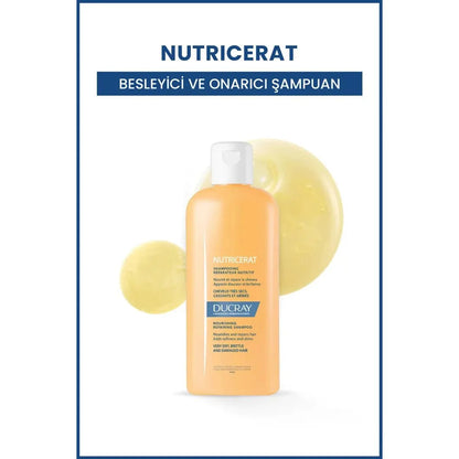 Ducray Nutricerat Yıpranmış ve Çok Kuru Saçlar İçin Şampuan 200 ml