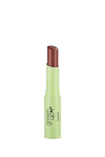 Flormar Green Up Vegan Lipstick with High Pigment &amp; Semi-Matte Finish 3.2g - 002