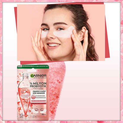 Garnier 1/2 Milyon Probiyotik Türevi İçeren Onarıcı Kağıt Göz Maskesi